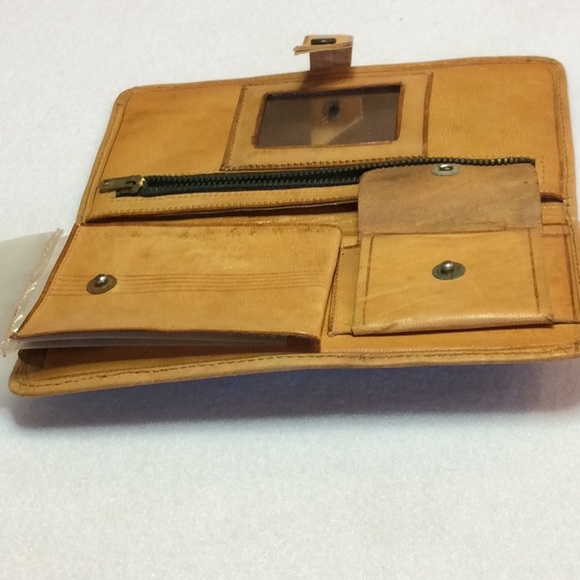 FINAL SALE PRICE Mexican Dual Sided Tooled Leather Wallet - Picture 4 of 5